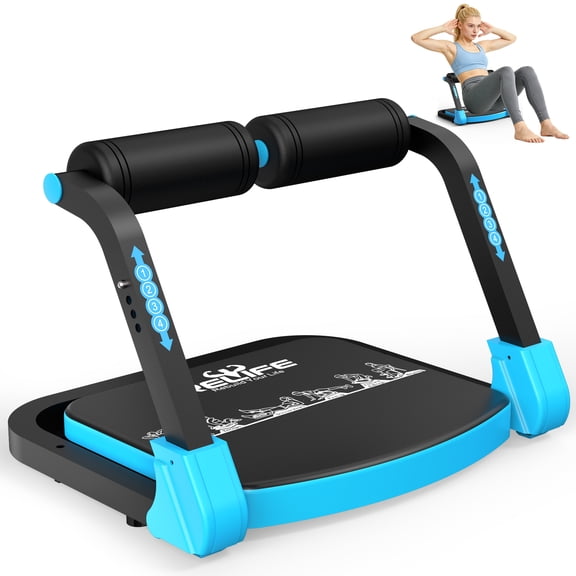 RELIFE REBUILD YOUR LIFE Ab Machine, Sit Up Exercise Equipment, Portable Abdominal Trainer for Core Workout, Home Gym Fitness Equipment for Men Women