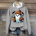 thumbnail image 3 of Boo Jee Hoodie 2025 Halloween Pumpkin Ghost Coffee Hoodies for Women Long Sleeve Graphic Sweatshirt Pullover Tops, 3 of 4
