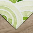 thumbnail image 4 of Addison Rugs Indoor/ Outdoor Surfside Wave Washable Rug New Green - 8' x 8', 4 of 5