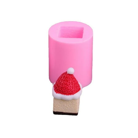 

Cute Strawberry Mold Cartoon Strawberry Cake Strawberry Snowman Silicone Mold