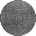 thumbnail image 1 of Ahgly Company Indoor Round Persian Gray Traditional Area Rugs, 3' Round, 1 of 1
