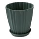 thumbnail image 2 of Macetas de Plástico Verde para Plantas, Huerto o Jardín de Verduras En Balcón. Maceta Verde con Base para Plantas Suculentas o Bonsáis. Almacenamiento para Plantas., 2 of 7