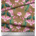 thumbnail image 3 of Soimoi Rayon Fabric Floral & Peacock Bird Fabric Prints by Yard 42 Inch Wide, 3 of 3