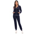 thumbnail image 4 of YTDSCS Women's Sweatshirt 2PCS Set Zip up Sweatsuit Jogger Sweatpants Tracksuit Casual Spring Autumn Outfit S-XXL, 4 of 7
