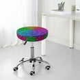 thumbnail image 7 of Kll Colorful Glitter Round Bar Chair Cushion Cover 14 Inch,Bar Stool Protector With Elastic, Soft Washable, 7 of 7