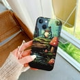 thumbnail image 3 of COMIO iPhone 15 Cottagecore Aesthetic Vintage Forest Mushroom Frog Case, 3 of 4