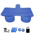 thumbnail image 1 of maskred Car Inflatable Bed With Unique Wave For Comfortable Sleep Unique Of Child Protection Gear Blue Round footed pier, 1 of 6