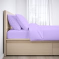 thumbnail image 3 of Full-XL Size Giza Sheets - Premium 400-Thread-Count Soft 100% Pure Giza Egyptian Cotton 4PC Bed Sheet Set, 15" Inches Deep Pockets - Lilac, 3 of 7