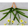 thumbnail image 5 of Nvzi 3 piezas de flores artificiales de narciso, flores falsas, flores artificiales para decoración de bodas, naranja, 5 of 5