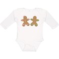 thumbnail image 3 of Inktastic Twin Gingerbread Boy and Girl Co Boys or Girls Long Sleeve Baby Bodysuit, 3 of 5