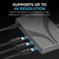 thumbnail image 4 of Hub Thunderbolt 4 SABRENT HB-TBT4 de 60 W con carga para 3 TB4 y 1 puerto USB-A, 4 of 7