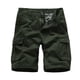 thumbnail image 1 of WILLBEST Pantalones Cortos para Hombre, Moda Masculina, Casuales, de Color Sólido, con Bolsillo, Cremallera y Hebilla, para Exteriores, Pantalones Cortos para Herramientas, 1 of 7