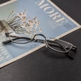 thumbnail image 3 of Lunettes de Lecture Unisexes 1.00-+4.0 Charnière à Ressort Métal Demi-Lune Lunettes de Lecture Ultra Légères Lunettes Demi-Monture Rouge Force 250, 3 of 6