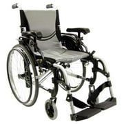 Karman Healthcare Ergonomic Wheelchair-Pearl Silver