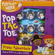 Play Begins Pop Tac Toe Pirate Adventures, Popper Board Game, for Families and Kids Ages 3 and up