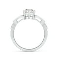 thumbnail image 2 of ANGARA Natural 0.72 Ct. Diamond Solitaire Ring in 14K White Gold for Women (Ring Size: 12), 2 of 10
