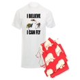 thumbnail image 1 of CafePress - I Believe I Can Fly - Men's Light Pajamas, 1 of 1