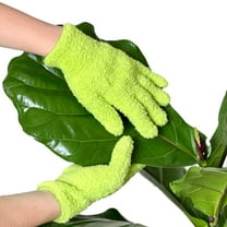 Microfiber Gloves for Plant Leaves, Leaf Lovers (2.0)™, Washable, Traps Dust, Lint Free, Ultra soft (1 Pair)