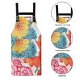 thumbnail image 3 of Delantal floral de 2 uds, delantal de lona impermeable para cocina casera de verano para mujer, Catering, 3 of 5