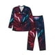 thumbnail image 1 of Balery Cool Wolf Head Pijama para Hombre de Dos Piezas con Manga Larga, Conjunto de Dormir y Descanso Suave con Bolsillos-XX-Large, 1 of 7