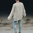 thumbnail image 5 of Vedolay Winter Sweaters for Men 2023 Vintage Sweatshirt Male Pullover Tops Grey,M, 5 of 5
