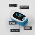 thumbnail image 3 of CONTEC CMS50NA Fingertip Pulse Oximeter Blood Oxygen Saturation SpO2 monitor OLED Blue, 3 of 4