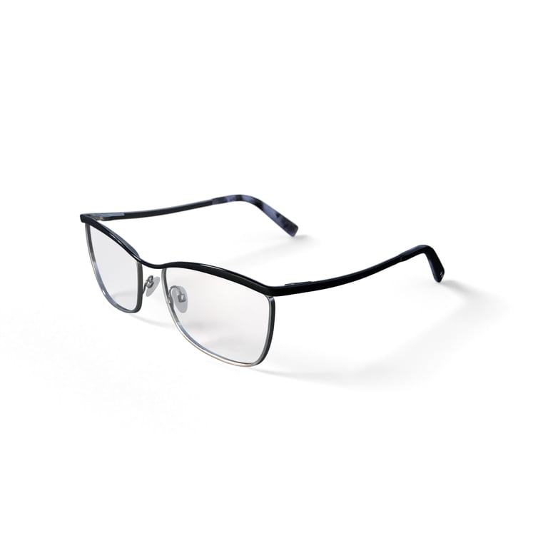 Reverb Women's RVLO6016 Prescription Eyeglasses with Case, Black