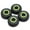 Green, variant on 4Pcs Alloy Beadlock Wheel 110mm RC Tires Fits for 1/10 RC Truck Car Short Course Truck