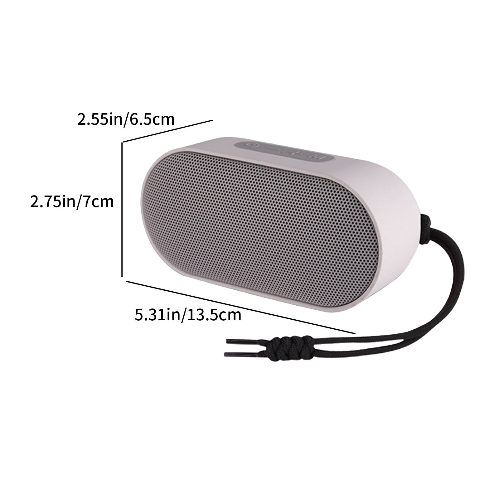 Byujiro Bluetooth 5.0 Desktop Speaker with USB and Card Slot Portable Waterproof and High Volume Bluetooth Speaker for Party, Camping & Home Use, Ideal Gift Idea
