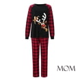 thumbnail image 1 of Pantalons Pjs Noël Femmes Maman Blouse à Carreaux Imprimée Hauts+pantalons Vêtements de Famille Pyjamas Dames Ensembles de Pyjamas en Liquidation, 1 of 4