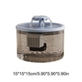 thumbnail image 2 of Cat Water Fountain, Automatic Pet Water Dispenser, Circulating Filter Water Feeder, Ultra Quiet Power Saving USB Water Bowl, Multi-Stage Filtration Fresh Water Fountain for Indoor Cats Small Pets, 2 of 5