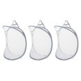 thumbnail image 4 of Foldable Laundry Hamper Storage Basket Daily Use Grey 40.00X34.00X17.00CM Polyester Iron Large Capacity 3Pcs, 4 of 5