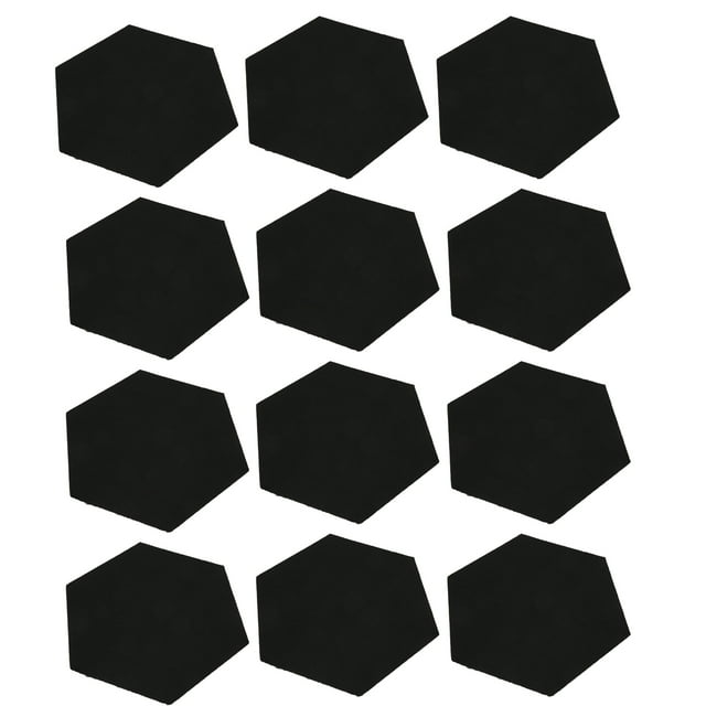 JUEGO DE ESPUMA DE AISLAMENTO ACÚSTICO, HEX Sano de Retardante de Flame Seguro Instalación Fácil Panel de absorción de Sonido de Fibra de Poliéster Duradero Para El Hogar