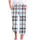 thumbnail image 1 of Pantalones Casuales de Mujer de Impresión Floral Cintura Elástica Suelta, Pantalones de Pierna Ancha Recta con Bolsillos, 1 of 5