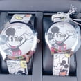 thumbnail image 3 of Disney Mickey Mouse His and Hers Watch Set with Rubber Band, 3 of 8