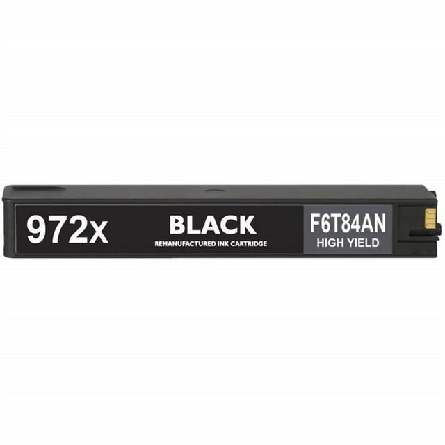 Remanufactured HP Replacement High Yield Black Ink Cartridge for F6T84AN / HP 972X - FREE SHIPPING