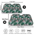 thumbnail image 3 of Kdxio Tropical Leaves Print Windshield Sun Shade,UV Rays and Sun Heat Protection,Sunshade for Car Windshield,Car Shade Front Windshield - Medium, 3 of 6