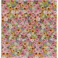 thumbnail image 5 of Unique Loom Outdoor Botanical Collection Area Rug - Petal (8' Square Multi/Blue), 5 of 7