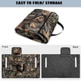 thumbnail image 4 of SEANATIVE Golf Cart Seat Covers Universal Fit for EZGO TXT/Club Car/Yamaha, Heavy Duty Polyester Golf Cart Seat Towel Blanket with 4 Pockets, Deer Camo Hunting Forest, 4 of 7