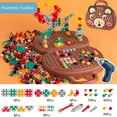 thumbnail image 5 of 2024 New Creative Toolbox With Toys Electric Drill Screwdriver Tool Set Puzzle Preschool Educational Activity Toys For Kids Boys And Girls 3rd To 10th Birthday Gifts, 5 of 8