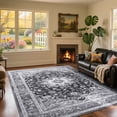 thumbnail image 2 of TWINNIS 4'x6'Area Rug Non-Slip Indoor Carpet Soft Rug for Living Room,Gray, 2 of 8