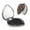 Heart Shape, variant on Picia Halloween With Skull for Compact Vanity Mirror , Travel Makeup Mirror , Portable Magnifying Cosmetic Mirror for Daily, Work, Business-Round Shape