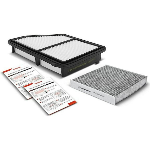 Air Filter and Cabin Air Filter Kit 2 - Compatible with 2016 - 2022 Honda Civic 2.0L 4-Cylinder 2017 2018 2019 2020 2021