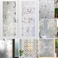 thumbnail image 5 of PVC Static Cling Window Film Matte Frosted Vinyl Glass Stickers Anti-UV Shading Privacy Protection Decals for Home Living Room, 5 of 5
