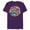 Purple, variant on Marvel Avengers Birthday Super Hero - Short Sleeve Blended T-Shirt for Adults - Customized-Dark Heather