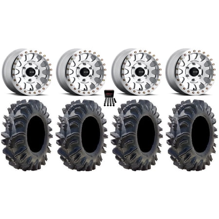 Method 401 Beadlock 15 Wheel Machined 34 Terminator Tires Can-Am Maverick R Method 401 Beadlock 15 Wheel Machined 34 Terminator Tires Can-Am Maverick R