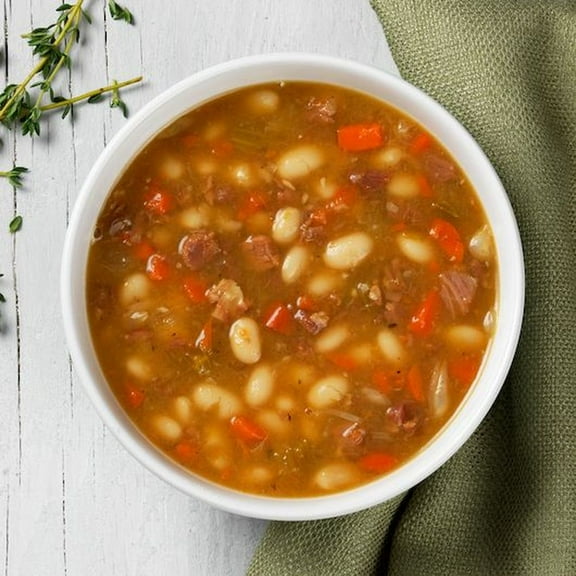 Soup Supreme Savory Bean and Uncured Ham Soup, 4 Pound -- 4 per case