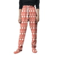thumbnail image 2 of Adult Footed Sweatpants,Extremely Soft and Warm Footing Pajama Pants Drawstring Elastic Waisted Pants with Fleece Lined Feet Pink-2 L, 2 of 7