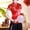 czb# Red596, variant on Women Cheongsam Shirt Floral Print Short Sleeve Mandarin Collar Button Down Slim Fit Traditional Blouse Fashionable Soft Breathable Lightweight Casual Party Dailywear,,S