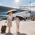 thumbnail image 4 of Mini Foldable Travel Umbrella for Purse | UPF 50+ UV Protection, Windproof & Compact Design - Fits Pocket/Bag, Portable for Commuters (All Ages), 4 of 7